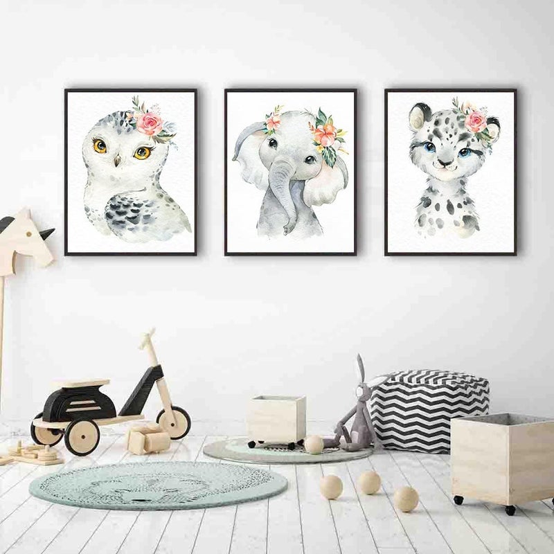 Tiwabb 6 Pack Animal Cross Stitch Kits for Adults - Stamped Crossstitching Kits Preprinted 11 Count Cross-Stitch Kit for Beginner, 11CT Prestamped Easy Pattern Needlepoint Kits Crafts for Decor 9.8x13.8inch - Image 3